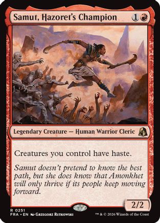 Samut, Hazoret's Champion (251) Foil - Reality Fracture