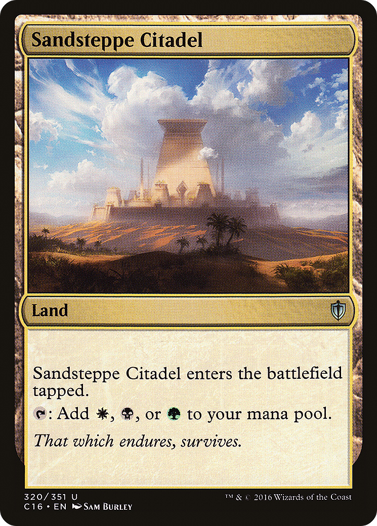 Sandsteppe Citadel (320) - Commander 2016