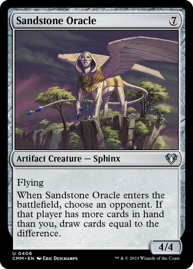 Sandstone Oracle (406) - Commander Masters