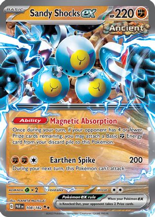 Sandy Shocks ex (108) Holofoil - Paradox Rift