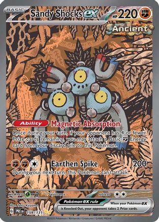 Sandy Shocks ex (Alternate Full Art) (159) Holofoil - Prismatic Evolutions