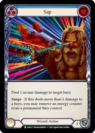 Sap (Blue) (FAB117) Rainbow Foil - Flesh and Blood: Promo Cards