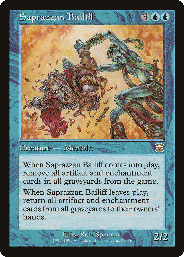 Saprazzan Bailiff (097) Foil - Mercadian Masques