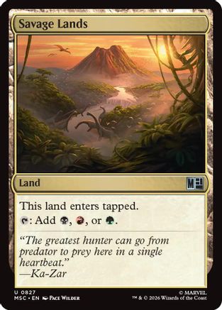 Savage Lands (827) - Commander: Marvel Super Heroes