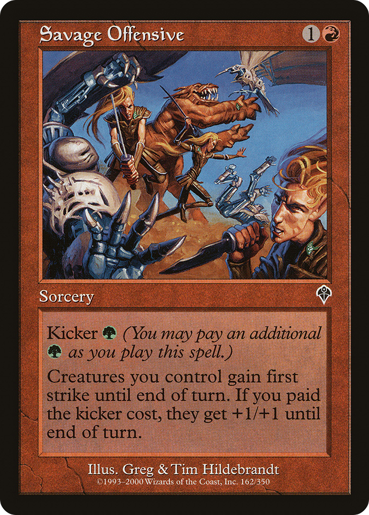 Savage Offensive (162) Foil - Invasion