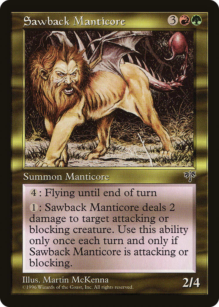 Sawback Manticore - Mirage