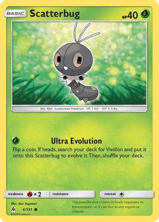 Scatterbug (6) Reverse Holofoil - Forbidden Light