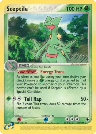 Sceptile (20) - Ruby and Sapphire