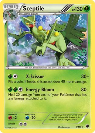 Sceptile (8) Holofoil - Plasma Freeze