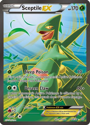 Sceptile EX (Full Art) (84) Holofoil - Ancient Origins