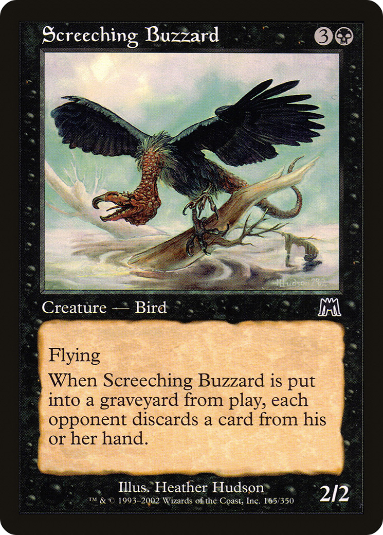 Screeching Buzzard (165) Foil - Onslaught