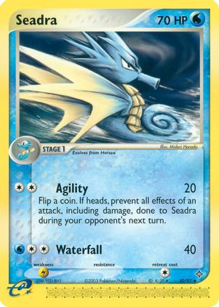 Seadra (40) Reverse Holofoil - Dragon