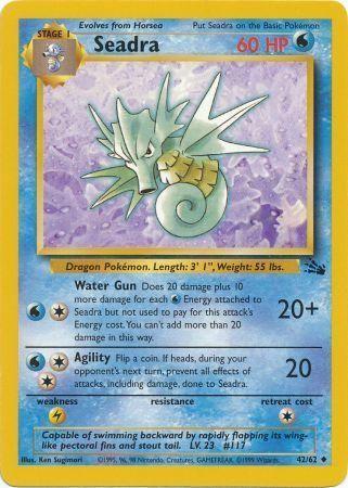 Seadra (42) (Unlimited) - Fossil