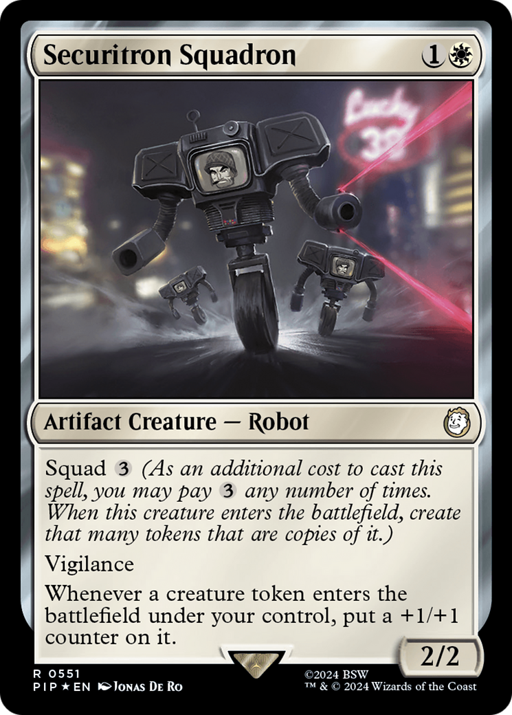 Securitron Squadron (551) Surge Foil - Fallout
