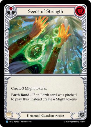 Seeds Of Strength (Red) (PEN201) Rainbow Foil - Compendium of Rathe