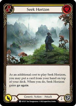 Seek Horizon (Yellow) (OUT217) - Outsiders