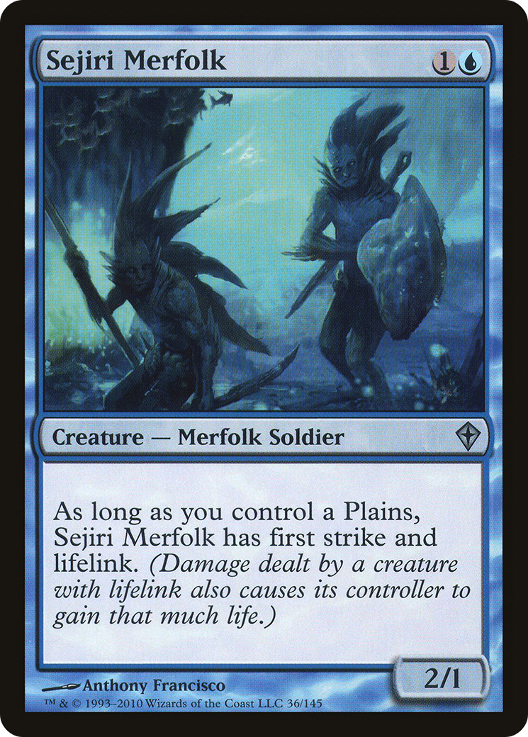 Sejiri Merfolk (036) Foil - Worldwake