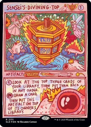 Sensei's Divining Top (2131) Foil - Secret Lair Drop Series