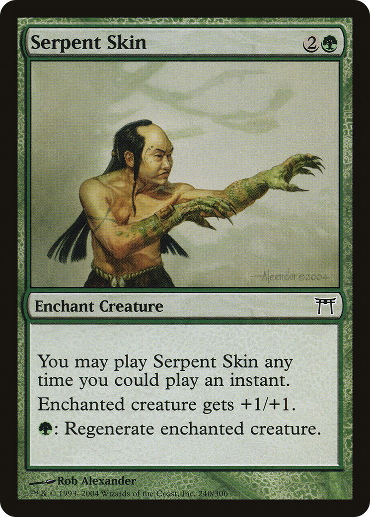 Serpent Skin (240) - Champions of Kamigawa