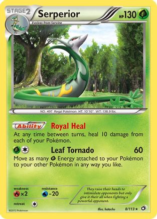 Serperior (8) Holofoil - Legendary Treasures
