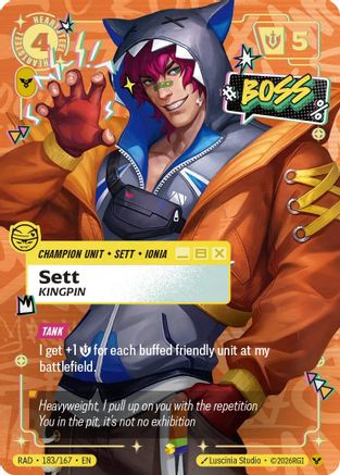 Sett, Kingpin (Showcase) (183) Foil - Radiance