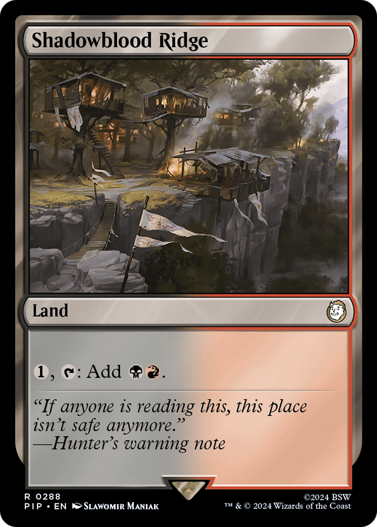 Shadowblood Ridge (288) Foil - Fallout