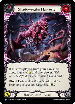 Shadowrealm Harvester (Red) (IAR175) Rainbow Foil - Usurp the Shadow Throne