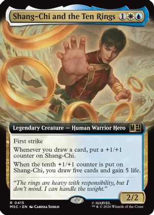 Shang-Chi and the Ten Rings (Extended Art) (415) - Commander: Marvel Super Heroes