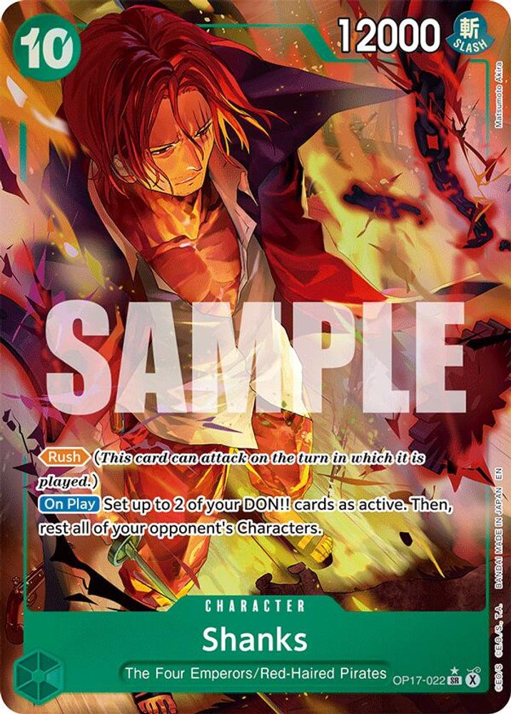 Shanks (Alternate Art) (OP17-022) Foil