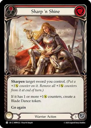 Sharp 'n Shine (Red) (MPW123) Rainbow Foil - Mastery Pack Warrior