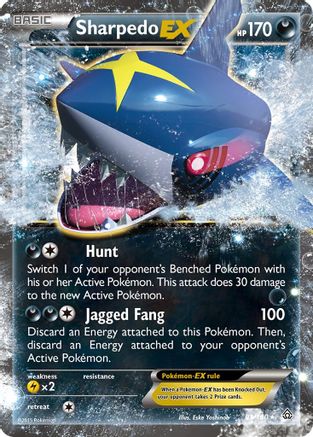 Sharpedo EX (91) Holofoil - Primal Clash