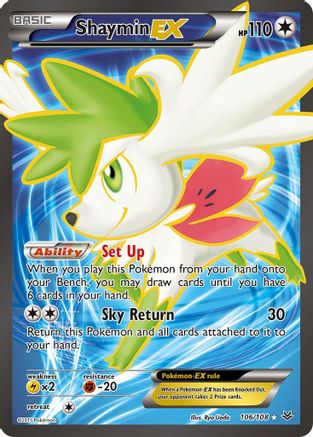 Shaymin EX (Full Art) (106) Holofoil - Roaring Skies