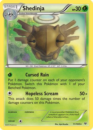 Shedinja (11) Reverse Holofoil - Roaring Skies
