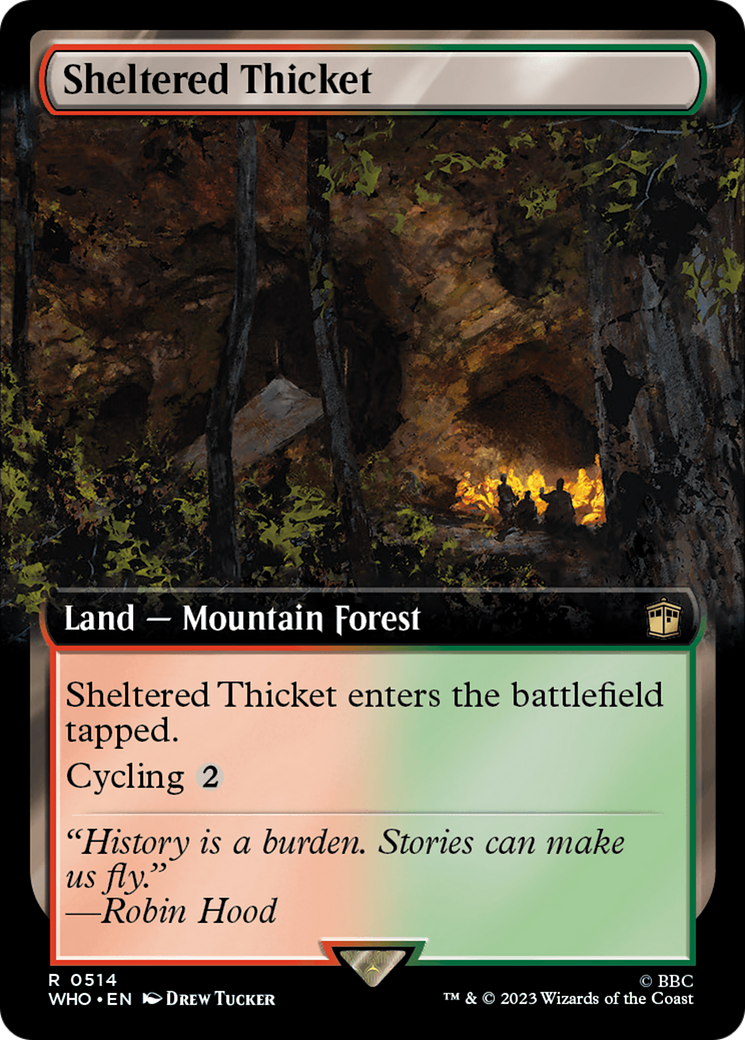 Sheltered Thicket (Extended Art) (514) - Doctor Who