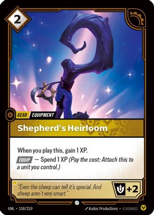 Shepherd's Heirloom (158) Foil - Unleashed