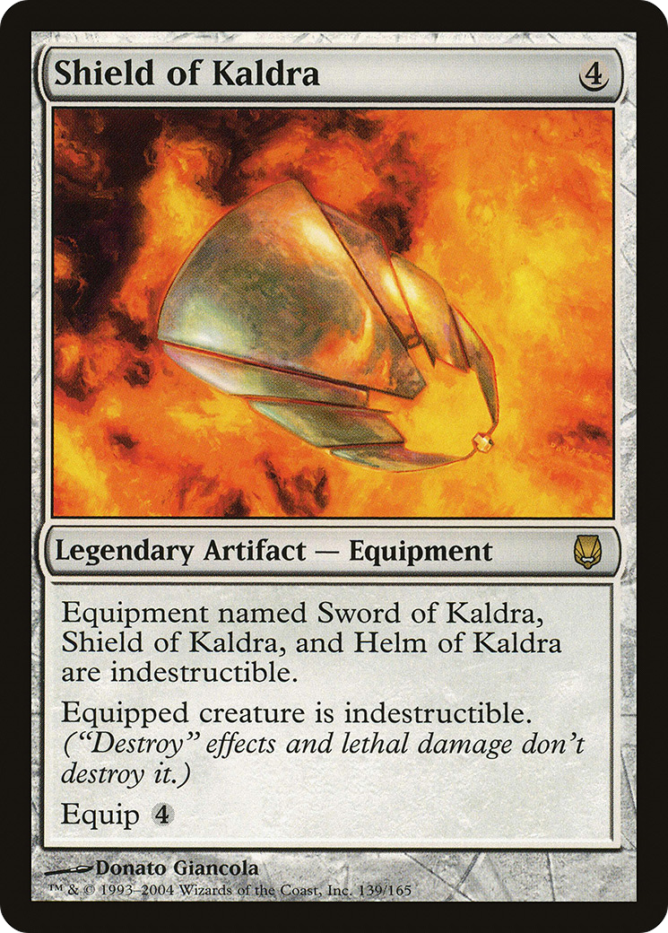 Shield of Kaldra (139) Foil - Darksteel