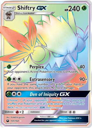 Shiftry GX (169) Holofoil - Celestial Storm