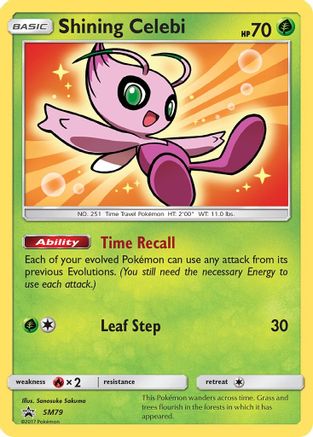 Shining Celebi (SM79) Holofoil - Black Star Promos