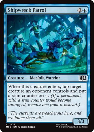Shipwreck Patrol (638) Foil - Commander: Marvel Super Heroes