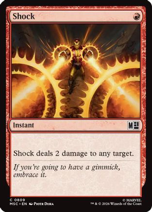 Shock (809) - Commander: Marvel Super Heroes