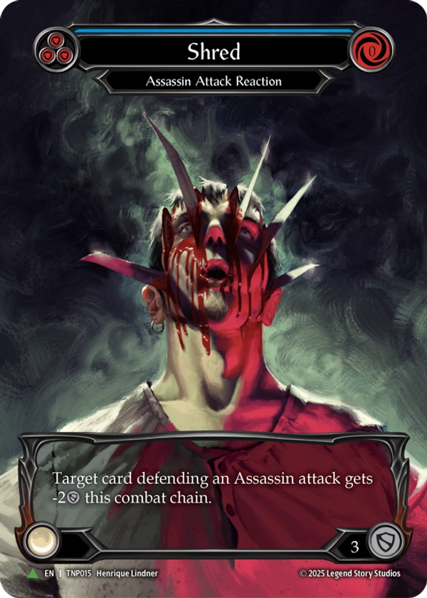 Shred (Blue) (Marvel) (TNP015) Cold Foil - Flesh and Blood: Promo Cards
