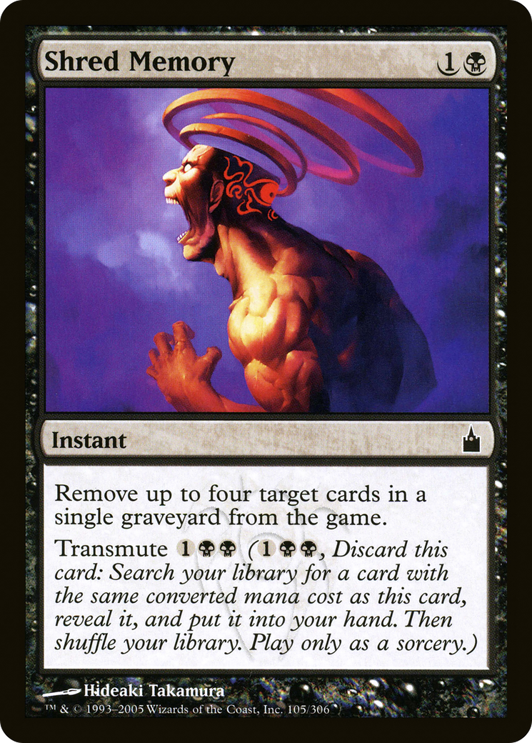 Shred Memory (105) Foil - Ravnica: City of Guilds