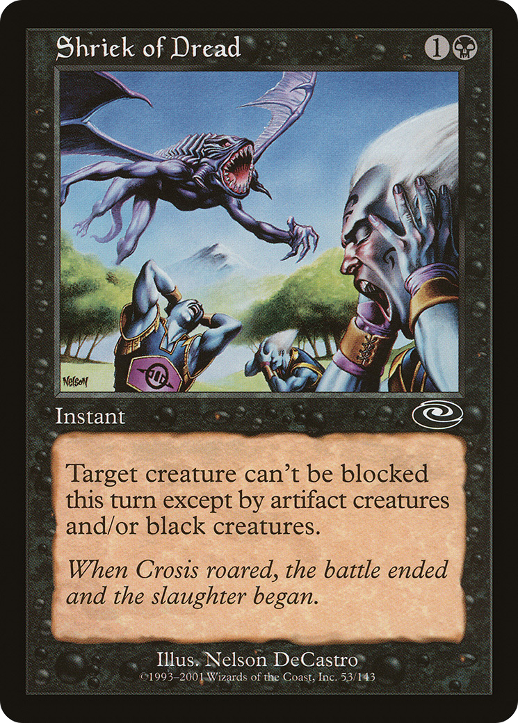 Shriek of Dread (053) Foil - Planeshift