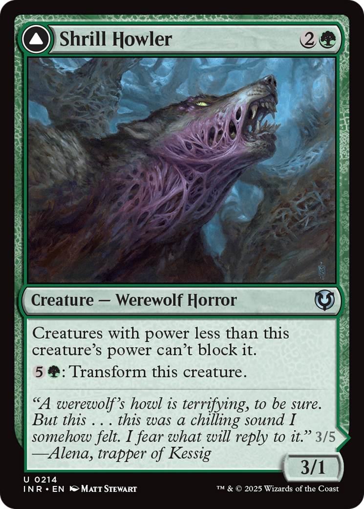 Shrill Howler // Howling Chorus (214) Foil - Innistrad Remastered