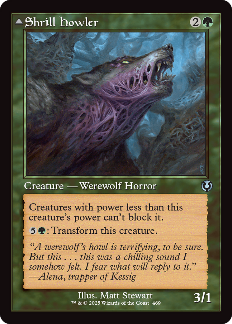 Shrill Howler // Howling Chorus (Retro) (469) - Innistrad Remastered