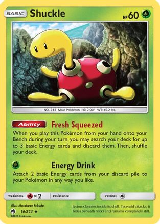Shuckle (16) - Lost Thunder