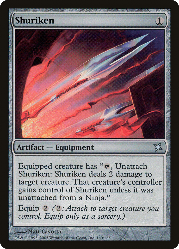 Shuriken (160) Foil - Betrayers of Kamigawa