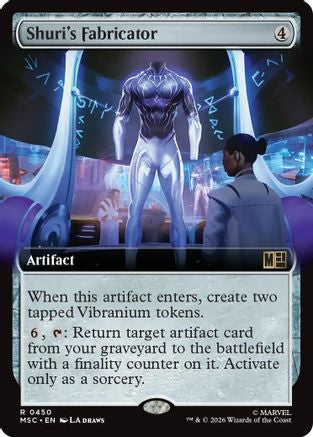Shuri's Fabricator (Extended Art) (450) - Commander: Marvel Super Heroes