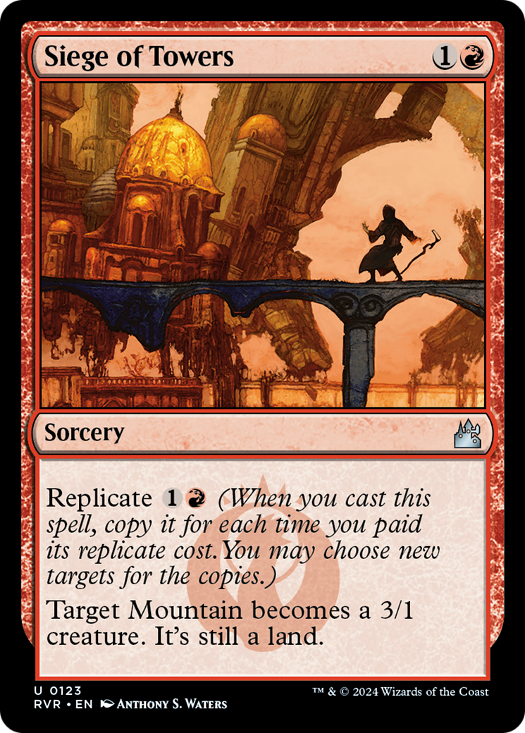 Siege of Towers (123) Foil - Ravnica Remastered