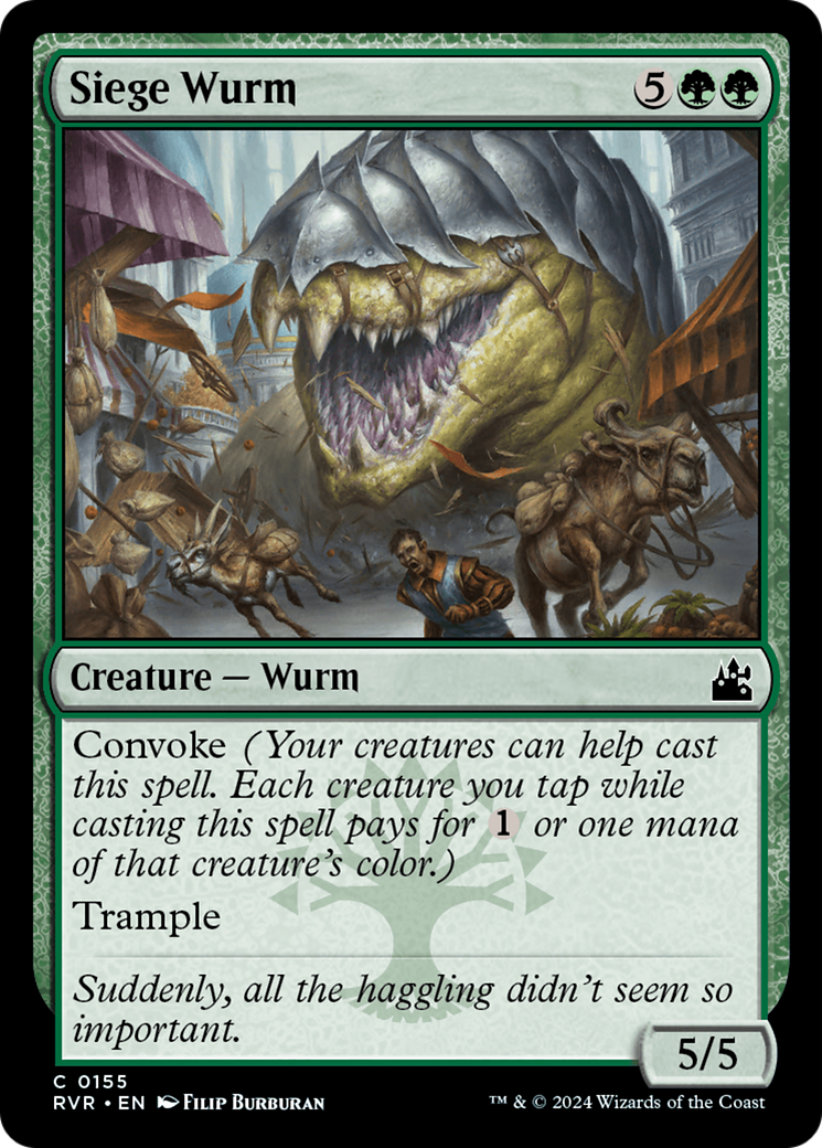 Siege Wurm (155) - Ravnica Remastered